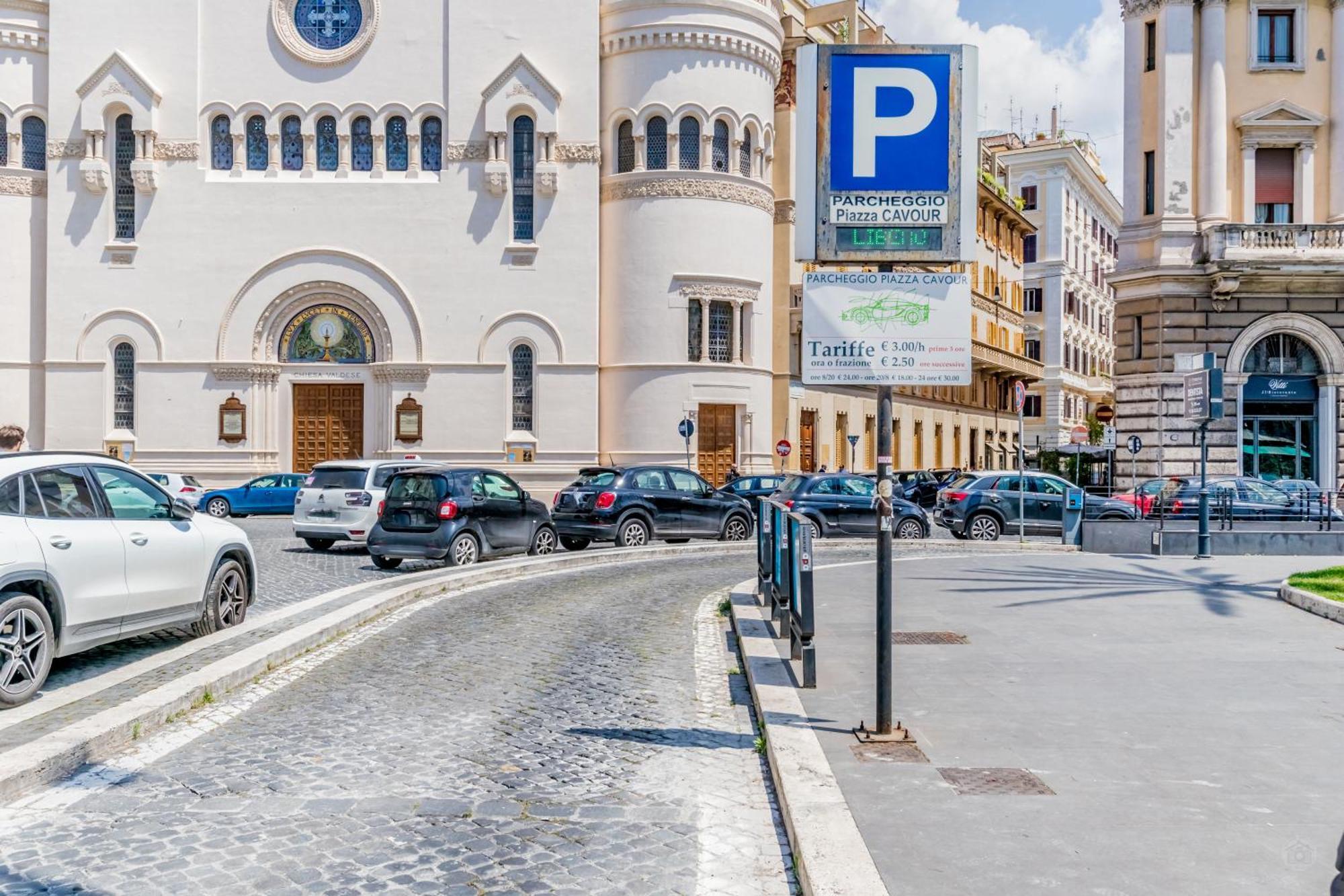 Attico Nel Cuore Di Roma Con Box Privato Per Auto Eksteriør billede